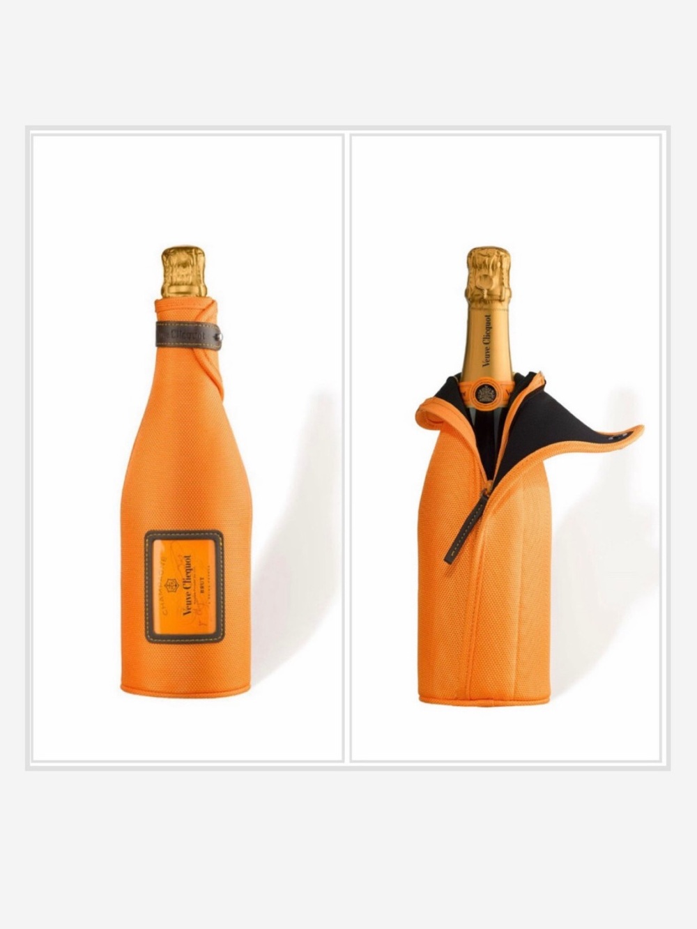 VEUVE CLICQUOT Logo Champagne
Brut Insulated Bottle Sleeve
Jacket Yellow Orange